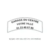 Signature de coffre auto "serie liner" 150ex en noir-Signalétique garage-Panneaux Signalétiques