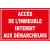 Accès de l'immeuble interdit aux démarcheurs-Panneau propriété privée-Panneaux Signalétiques