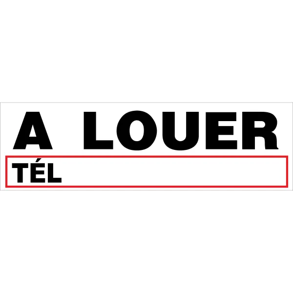 Adhésif à louer-Panneau immobilier-Panneaux Signalétiques