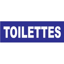 Panneau toilettes