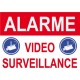 Panneau alarme vidéo surveillance