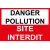 Danger pollution site interdit-Panneau attention Danger-Panneaux Signalétiques