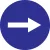 Panneau sens obligatoire à droite-Panneau directionnel-Panneaux Signalétiques