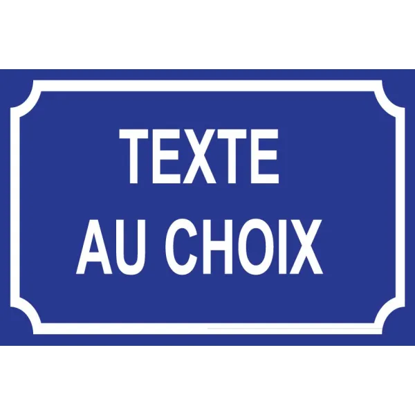 Grande plaque de rue personnalisée-Panneau personnalisé-Panneaux Signalétiques