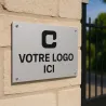 Grand panneau personnalisé en aluminium Dibond 3 mm, avec logo, en extérieur