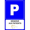 Panneau parking personnalisé avec pictogramme P