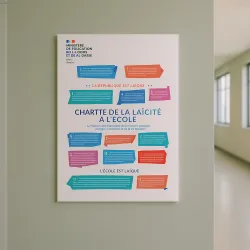 Charte de la laïcité — couloir de l'étage
