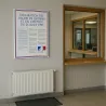 Déclaration des droits de l'homme — hall d'entrée du collège, près de la loge