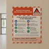 Consignes Vigipirate — hall d'accueil, face à la porte