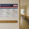 Affiche PPMS — salle de classe, à côté de la porte