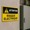 Panneau attention ISO 7010 — local technique