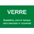 Panneau tri sélectif Verre