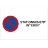 Panneau Stationnement interdit avec pictogramme