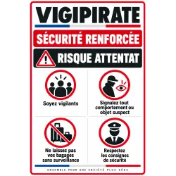 Panneau Vigipirate ERP