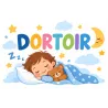 Panneau dortoir pour crèche et école maternelle