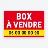 Panneau Box à vendre – modèle Bandeau jaune