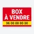 Panneau Box à vendre – modèle Bandeau jaune