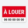 Panneau à louer – Akylux, vinyle adhésif ou banderole – modèle Moderne