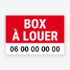 Pancarte Box à louer – modèle Moderne