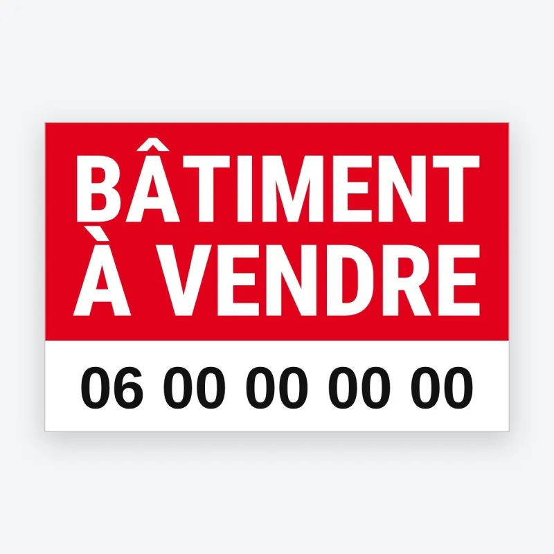 Panneau Bâtiment à vendre – modèle Moderne