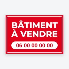 Panneau Bâtiment à vendre – modèle Cadre