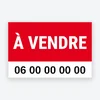 Panneau à vendre – Akylux, vinyle adhésif ou banderole – modèle Moderne