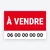 Panneau à vendre – Akylux, vinyle adhésif ou banderole – modèle Moderne
