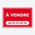 Panneau à vendre – Akylux, vinyle adhésif ou banderole – modèle Cadre