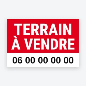 Panneau Terrain à vendre – modèle Moderne