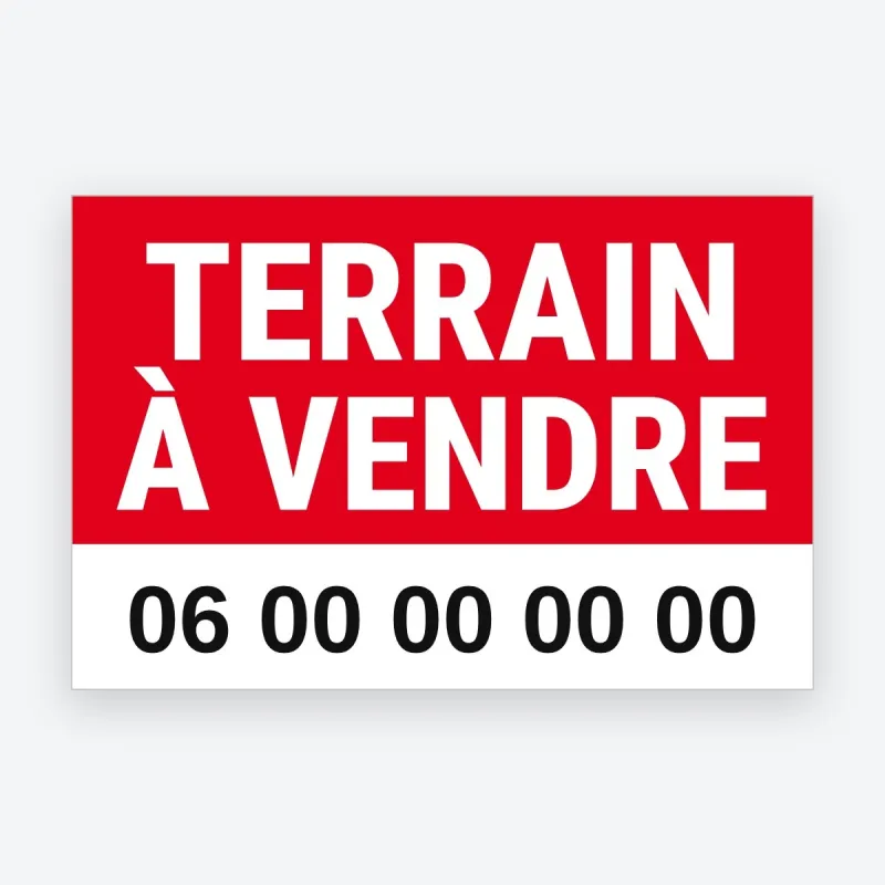 Panneau Terrain à vendre – modèle Moderne