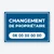 Changement de propriétaire – panneau, banderole ou adhésif – modèle Cadre