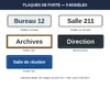 Plaques de porte personnalisables — les 5 modèles