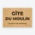 Panneau bois personnalisé pour gîte