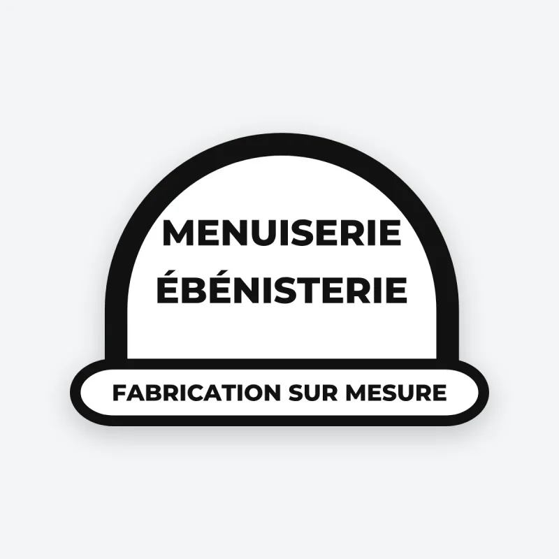 Enseigne artisan en aluminium personnalisée