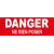 Adhésif danger ne rien poser-Autocollant danger et avertissement-Panneaux Signalétiques