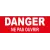 Adhésif danger ne pas ouvrir-Autocollant danger et avertissement-Panneaux Signalétiques