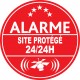 Alarme site protégé 24h24 (lot de 10p)