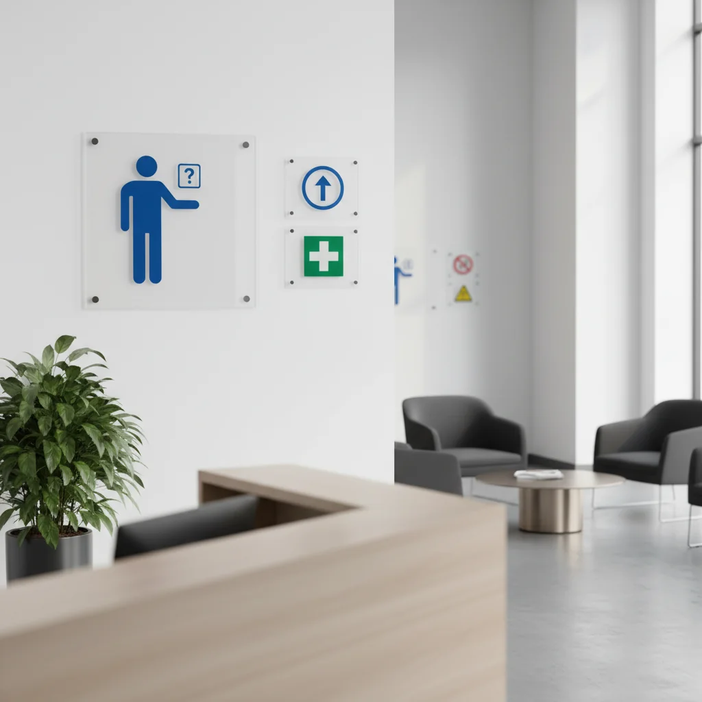 Signalétique accueil pro — guide signalétique professionnelle