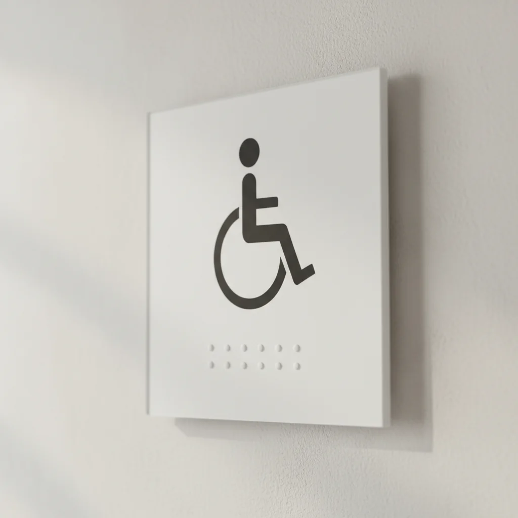 Signalétique braille — guide signalétique professionnelle