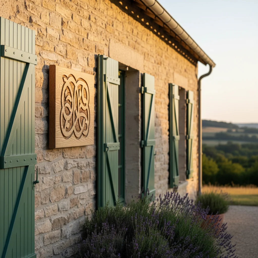 Panneaux signalétiques bois personnalisés pour gîtes et chambres d'hôtes — guide signalétique professionnelle