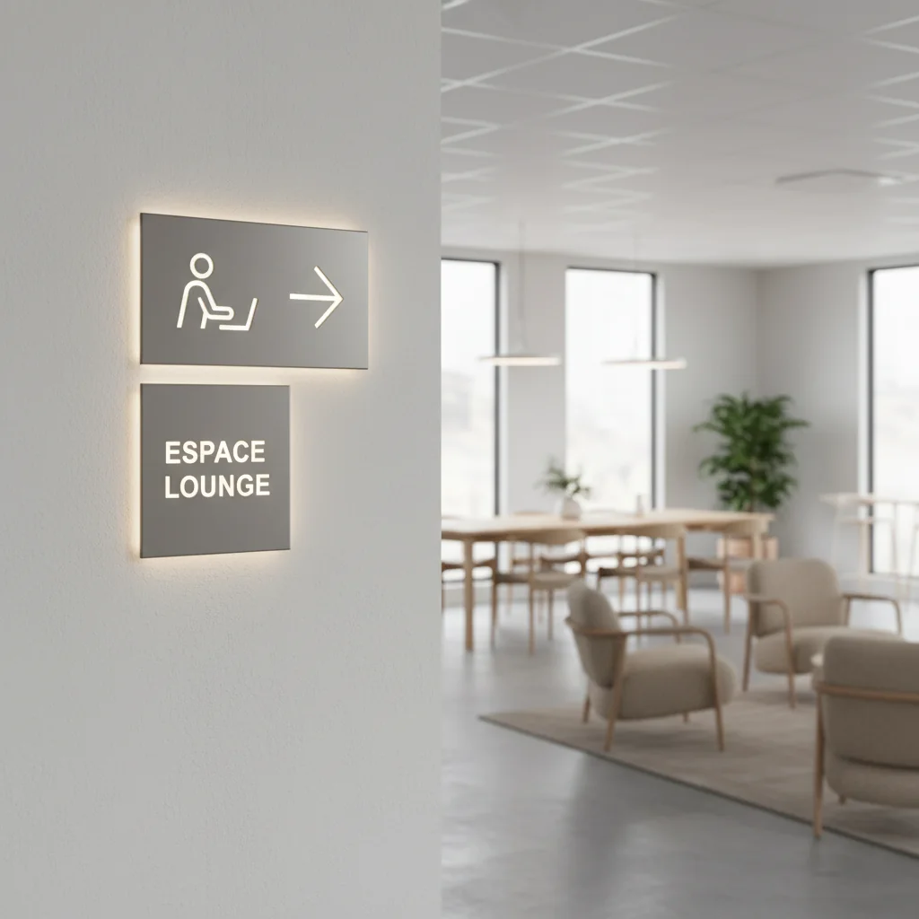 Tendances design 2026 — guide signalétique professionnelle